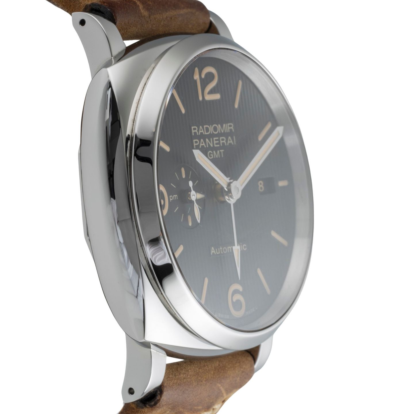 Panerai Radiomir 1940 3 Days Automatic PAM00657 (Unknown (random serial)) - Black dial 45 mm Steel case (7/8)