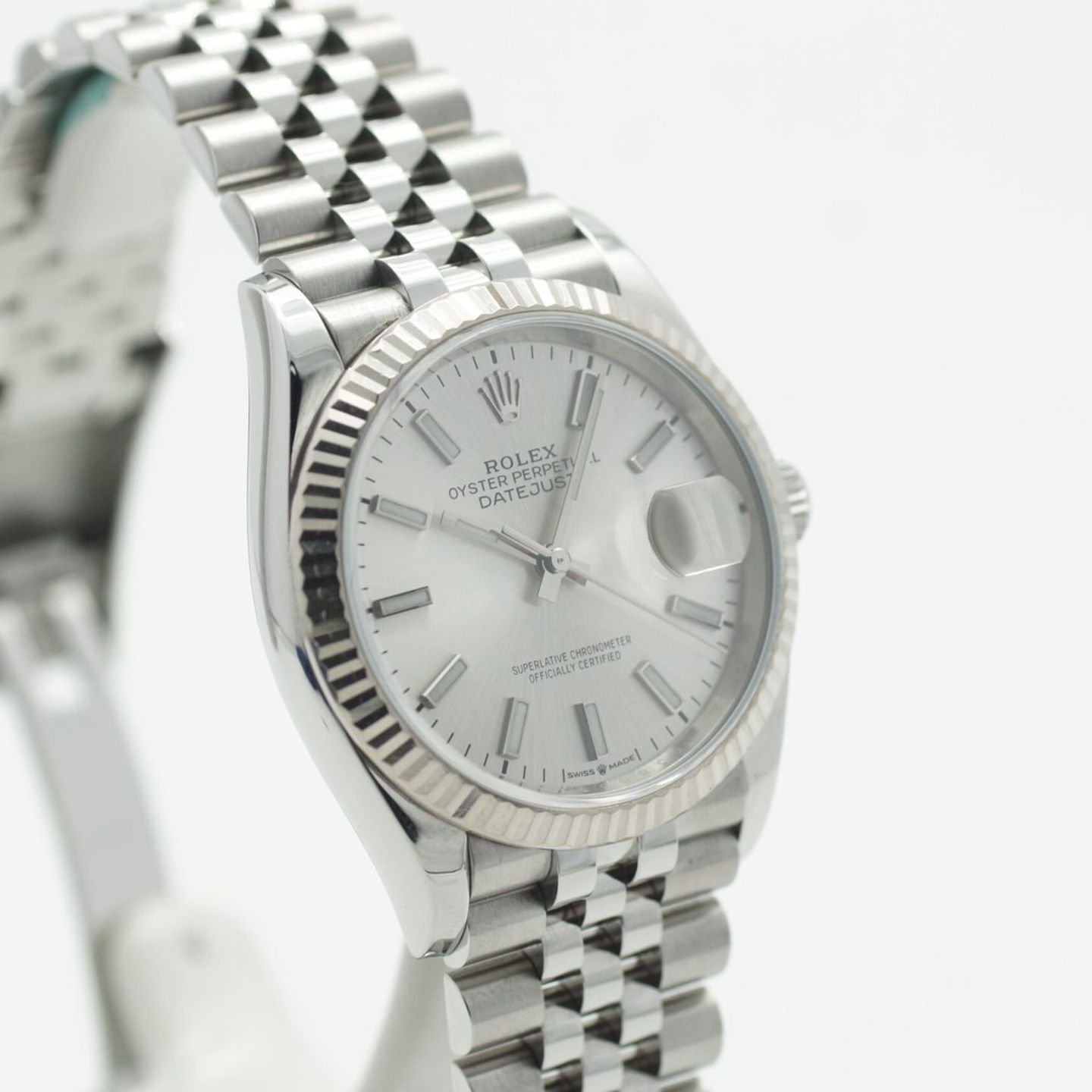 Rolex Datejust 36 126234 (2020) - Silver dial 36 mm Steel case (4/8)