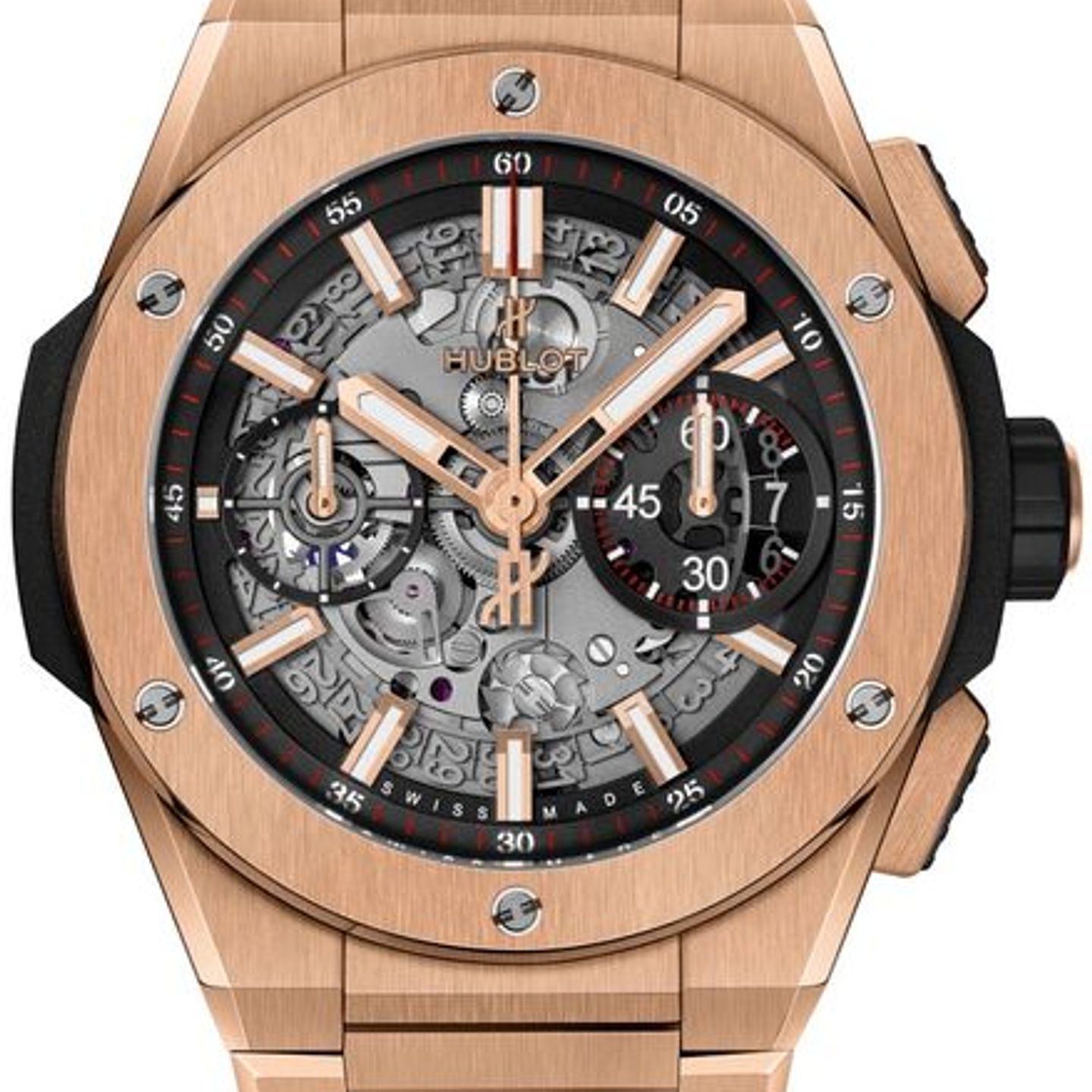Hublot Big Bang 451.OX.1180.OX (2026) - Transparant wijzerplaat 42mm Roségoud (1/1)