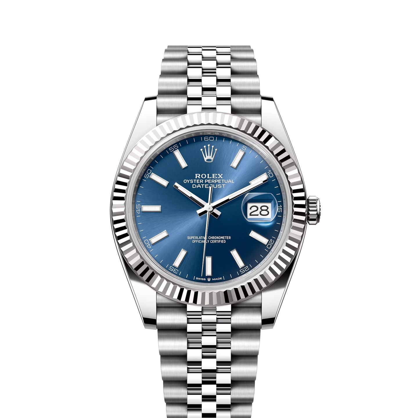 Rolex Datejust 41 126334 (2023) - Blauw wijzerplaat 41mm Staal (1/7)