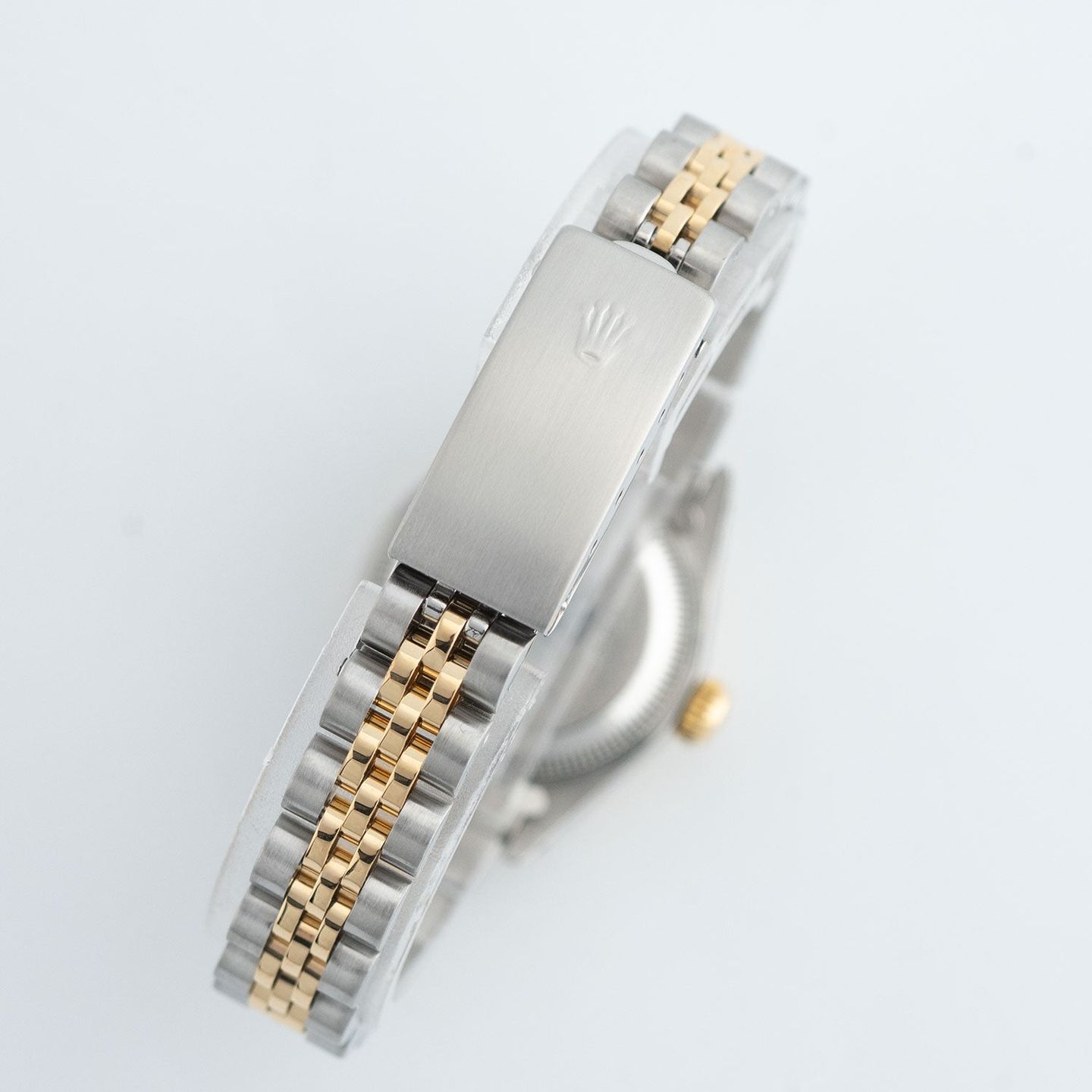 Rolex Lady-Datejust 69173 (1981) - Champagne dial 26 mm Gold/Steel case (5/5)
