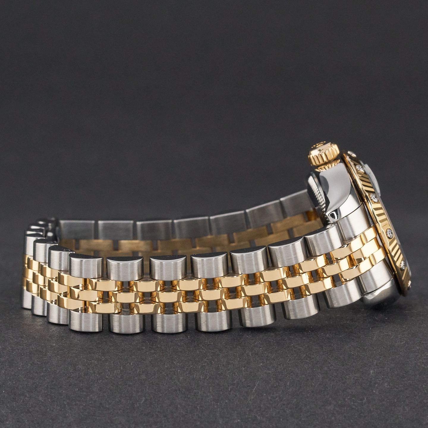 Rolex Lady-Datejust 179313 (2006) - White dial 26 mm Gold/Steel case (6/8)