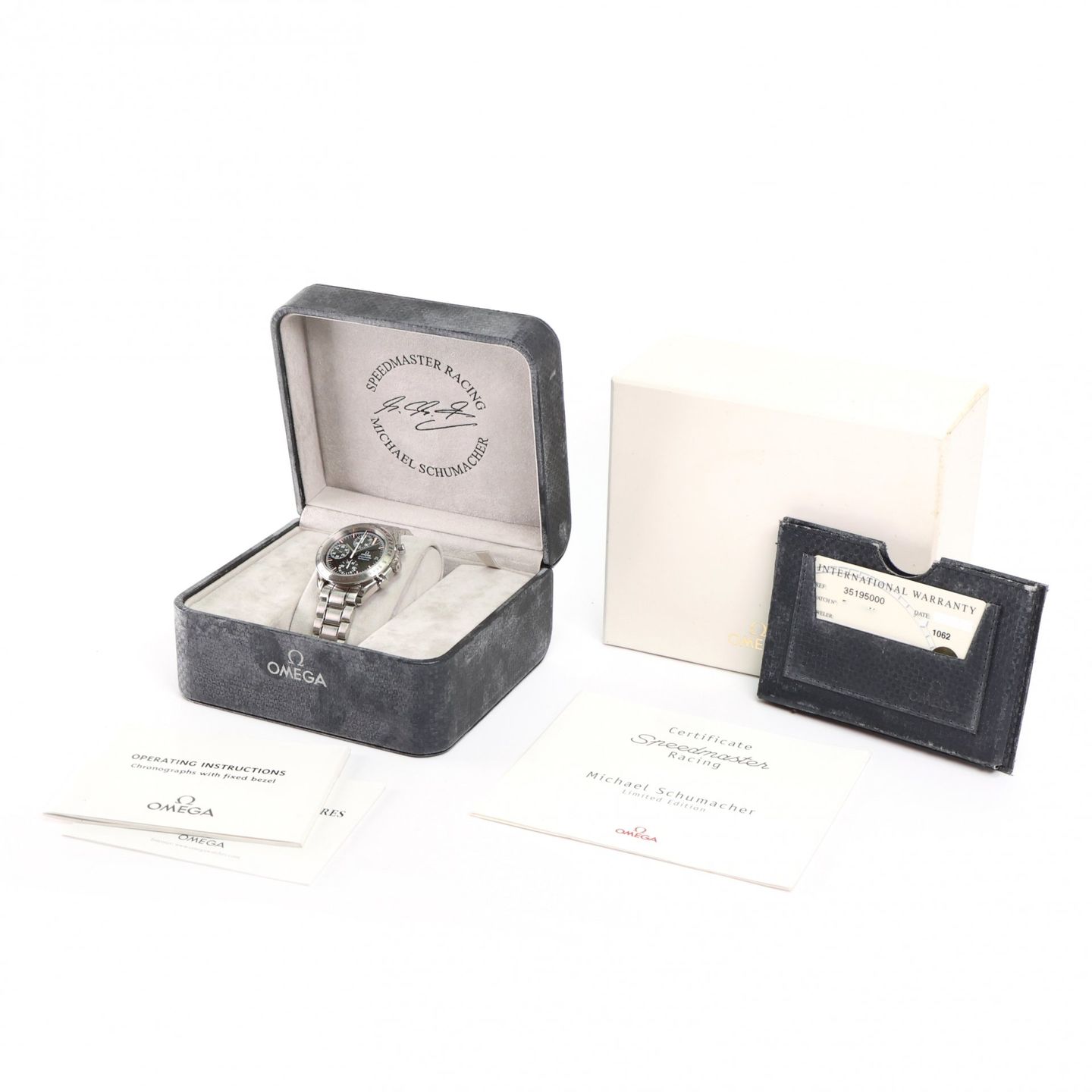 Omega Speedmaster Date 3519.50.00 (Unknown (random serial)) - Black dial 39 mm Steel case (3/3)