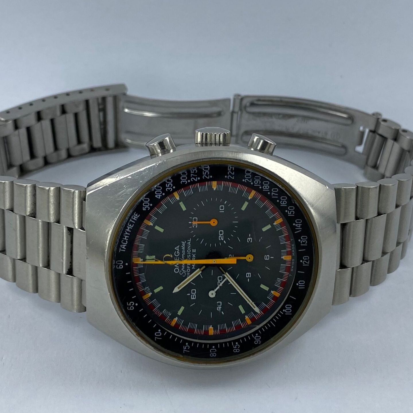 Omega Speedmaster Mark II ST 145.014 (Onbekend (willekeurig serienummer)) - Grijs wijzerplaat 42mm Staal (2/8)