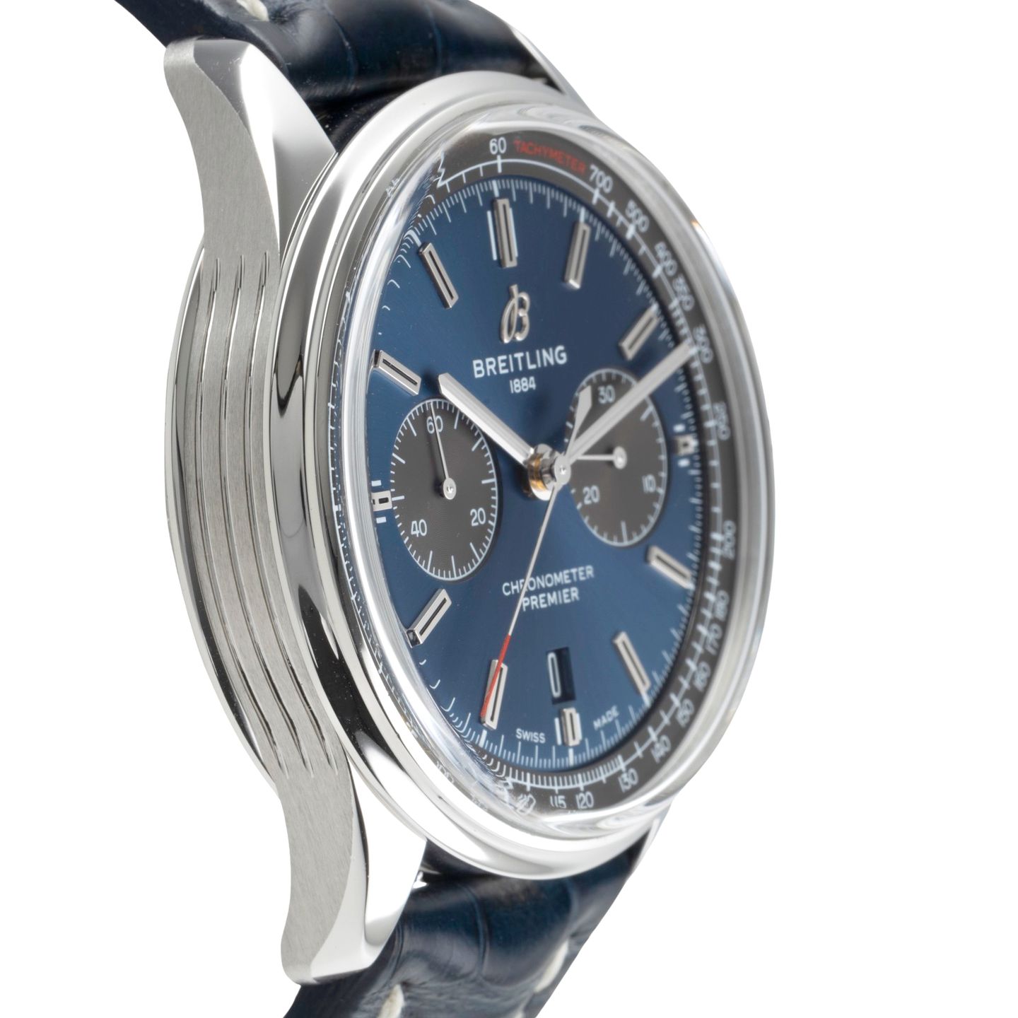 Breitling Premier AB0118A61C1A1 (Unknown (random serial)) - Blue dial 42 mm Steel case (7/8)