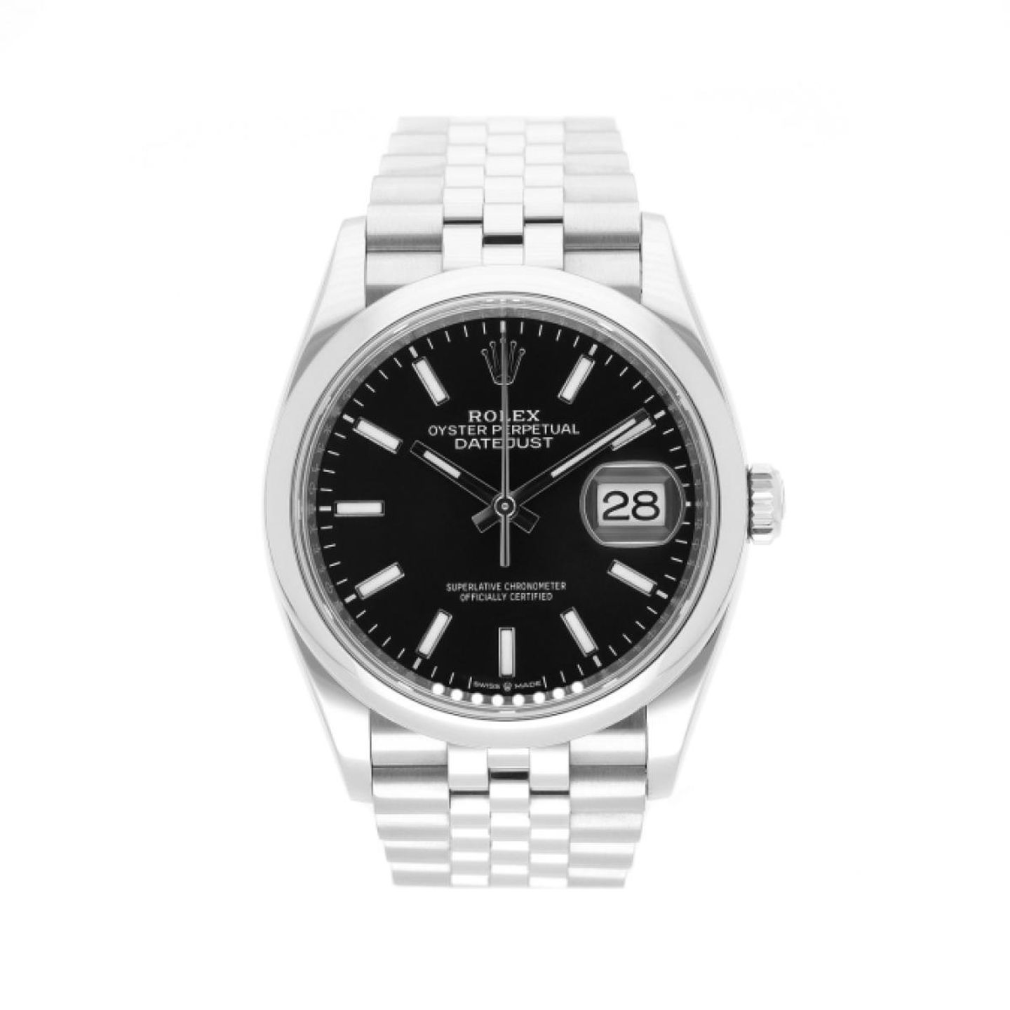 Rolex Datejust 36 126200 (2025) - Black dial 36 mm Steel case (1/5)
