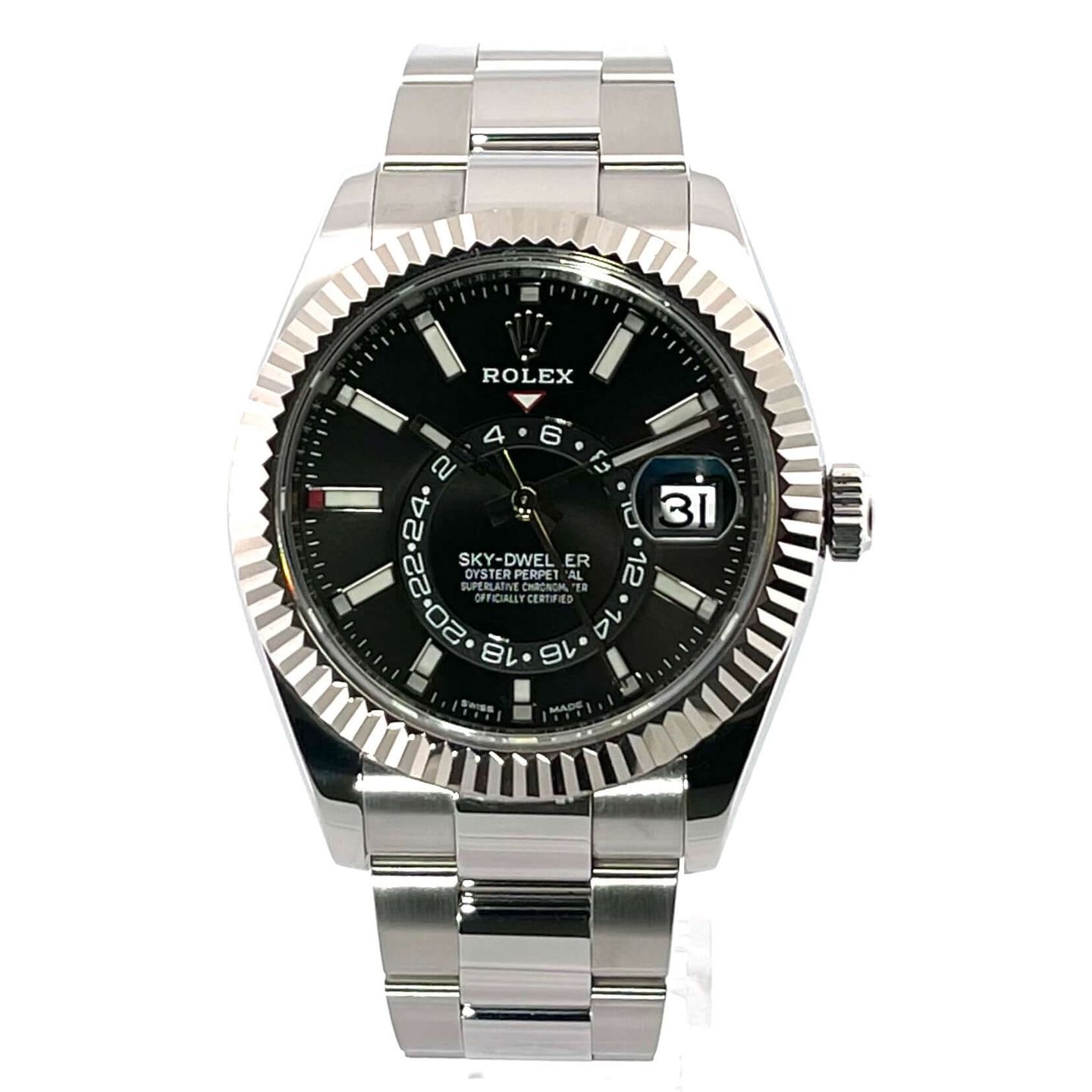 Rolex Sky-Dweller 326934 (2019) - Zwart wijzerplaat 42mm Staal (2/8)