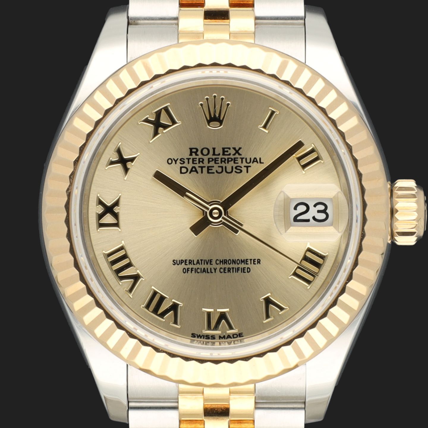 Rolex Lady-Datejust 279173 (2017) - 28 mm Gold/Steel case (2/8)