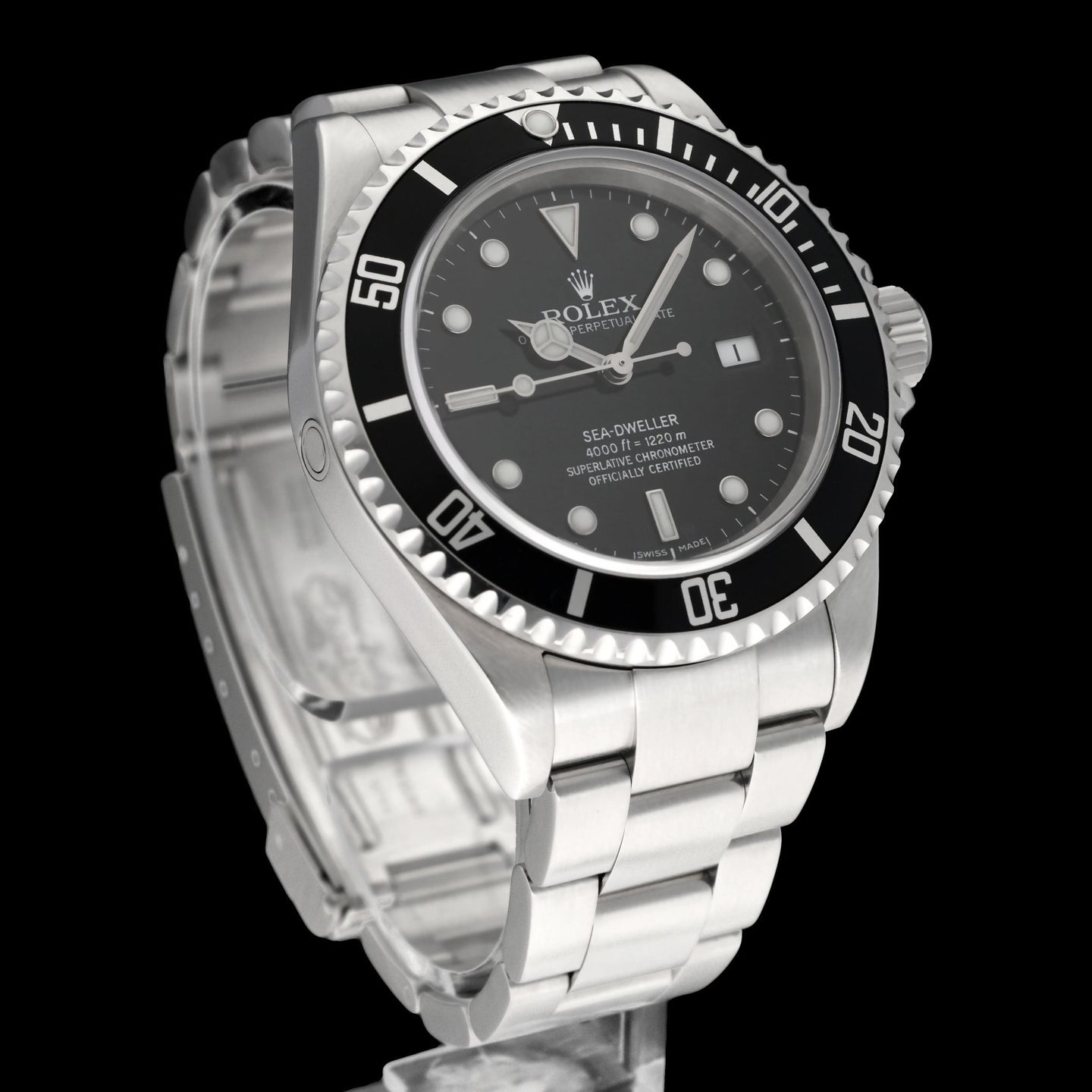 Rolex Sea-Dweller 4000 16600 (2007) - Black dial 40 mm Steel case (4/8)