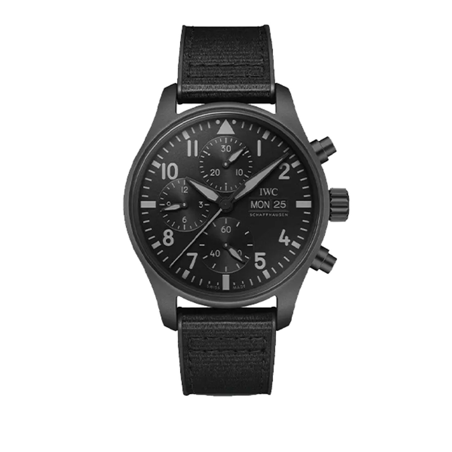 IWC Pilot Chronograph Top Gun IW388106 (2026) - Groen wijzerplaat 41mm Titanium (1/8)