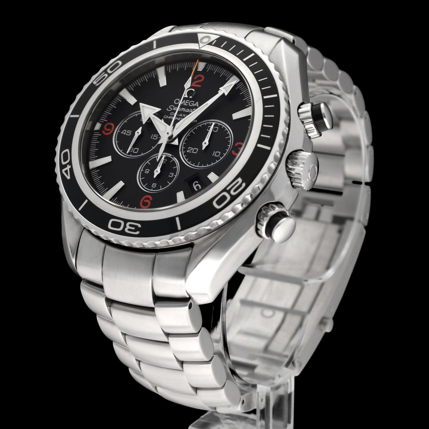 Omega Seamaster Planet Ocean Chronograph 2210.51.00 (2006) - Black dial 46 mm Steel case (5/8)