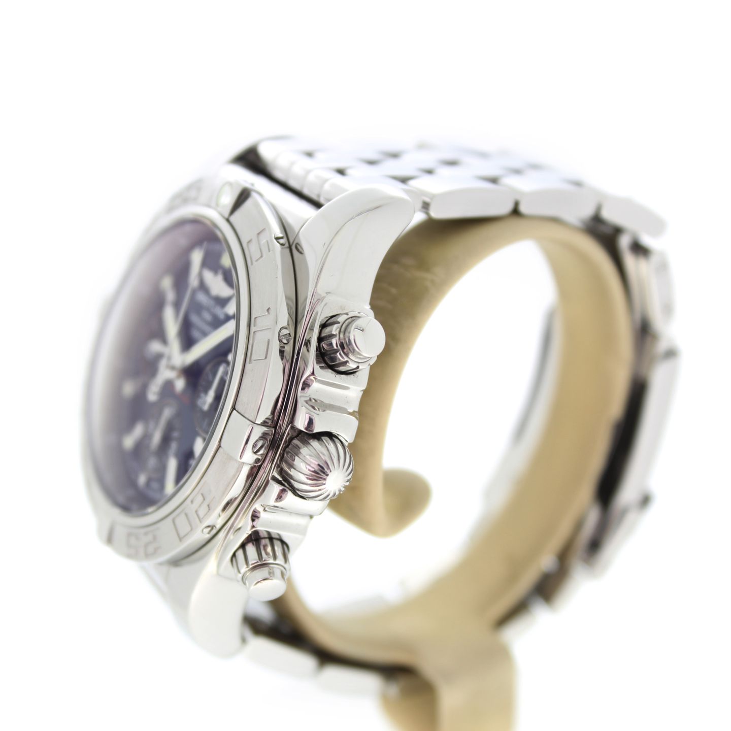 Breitling Chronomat 44 AB0110121C1A1 (2015) - Blue dial 44 mm Steel case (5/6)