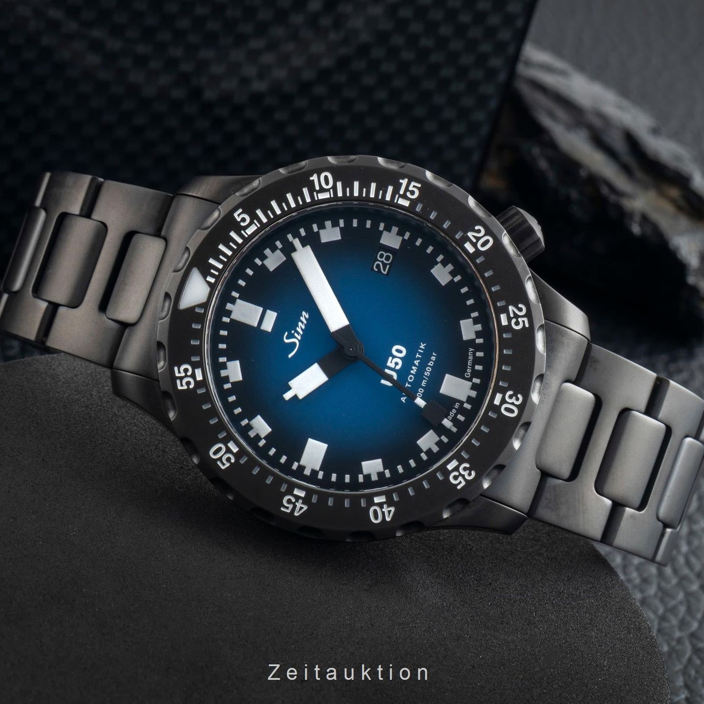 Sinn U50 1050.0202 (Unknown (random serial)) - Blue dial 41 mm Steel case (2/8)