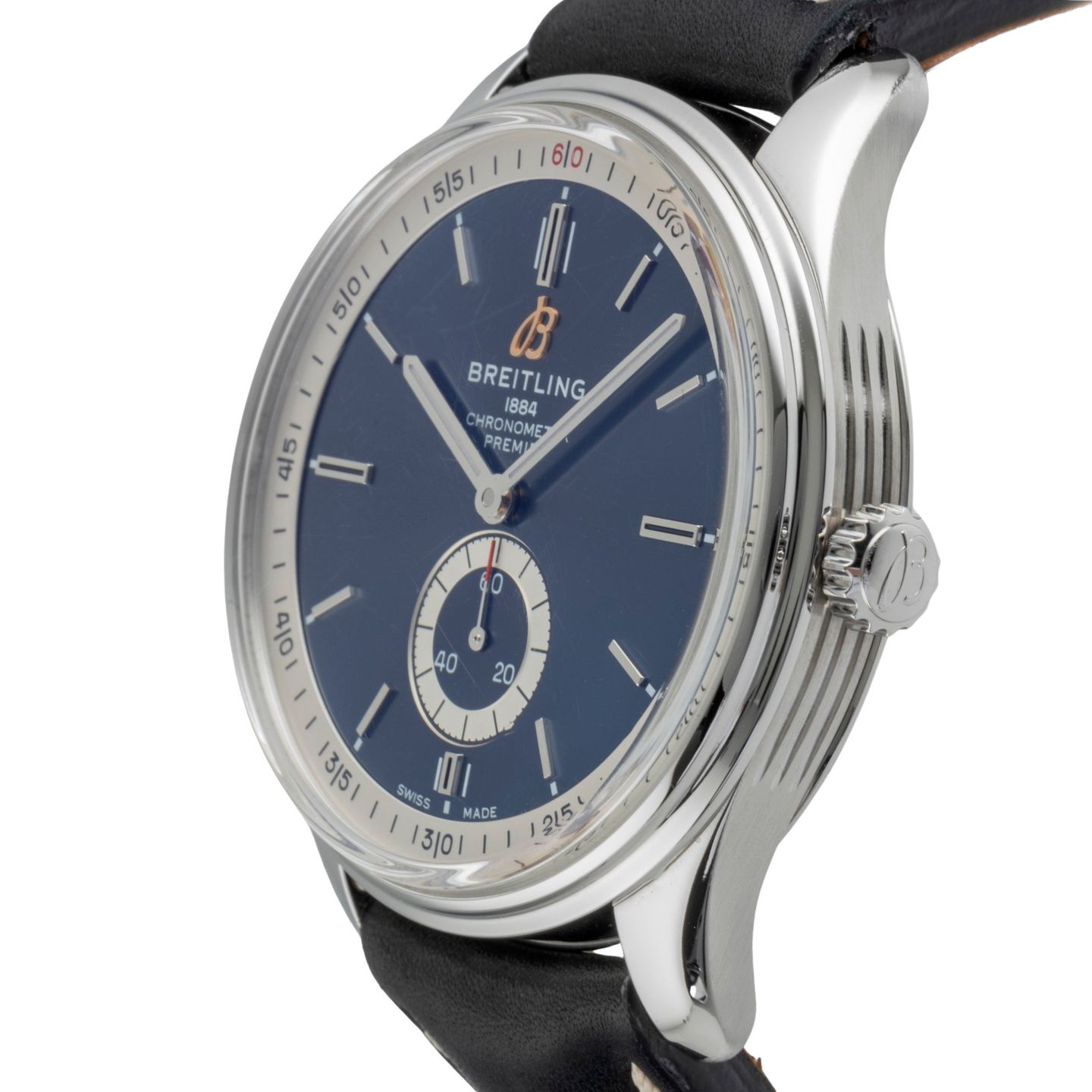 Breitling Premier Automatic 40 A37340351C1P1 (Onbekend (willekeurig serienummer)) - Blauw wijzerplaat 40mm Staal (6/8)