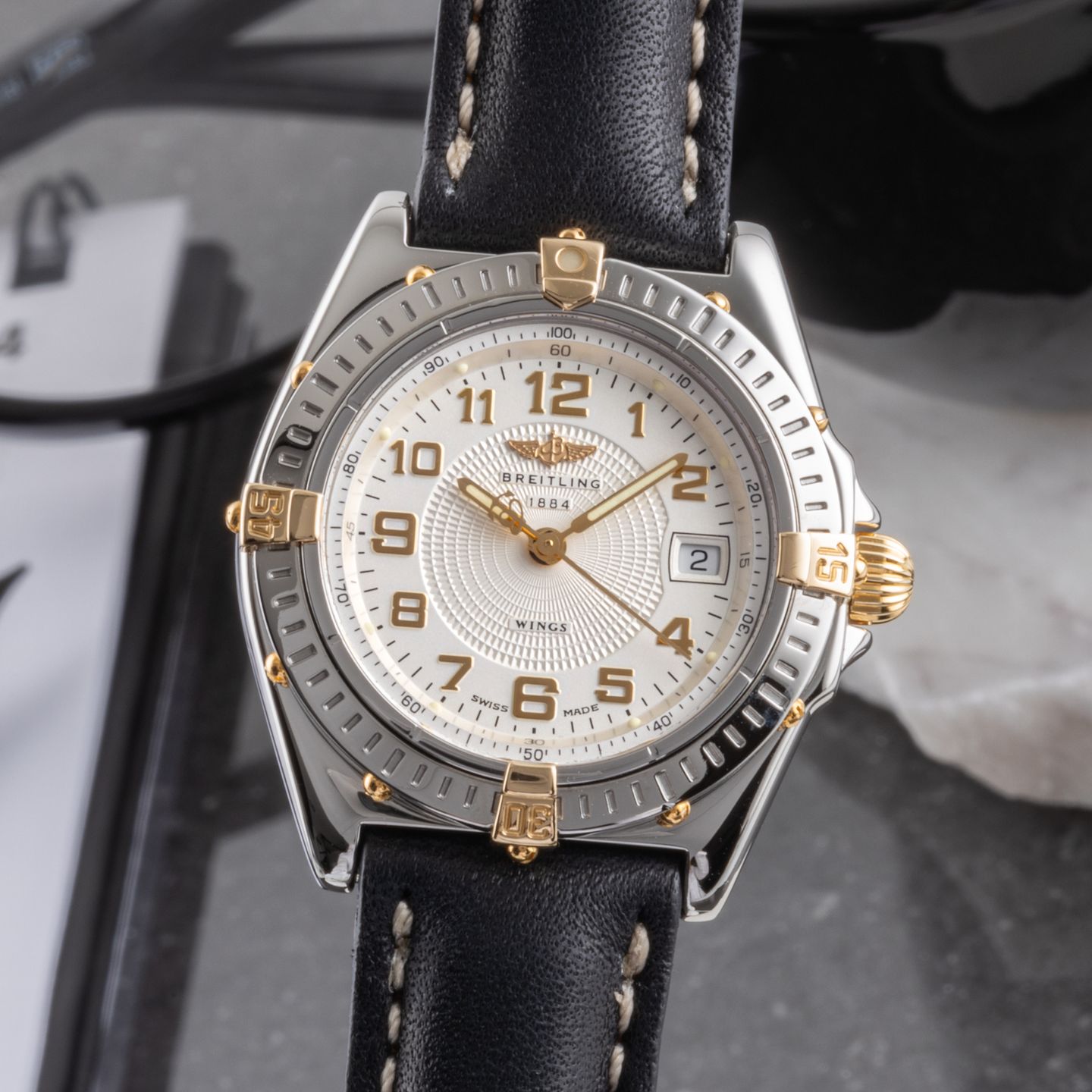 Breitling Wings Lady B67350 (2000) - 31mm Staal (3/8)