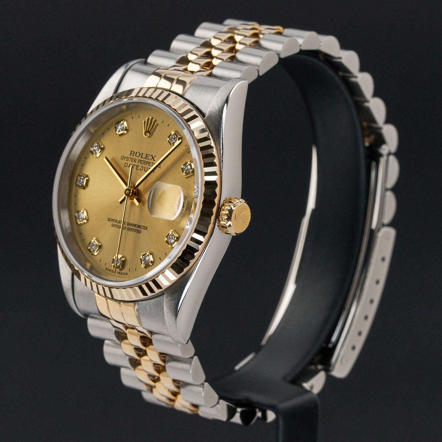 Rolex Datejust 36 16233 (1995) - 36 mm Gold/Steel case (4/8)