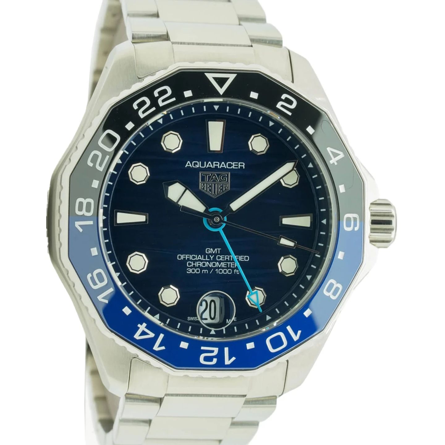 TAG Heuer Aquaracer WBP5114.BA0013 (2024) - Blauw wijzerplaat 42mm Staal (1/3)