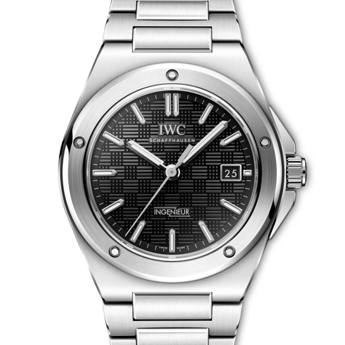 IWC Ingenieur Automatic IW328901 (2024) - Zwart wijzerplaat 40mm Staal (1/1)