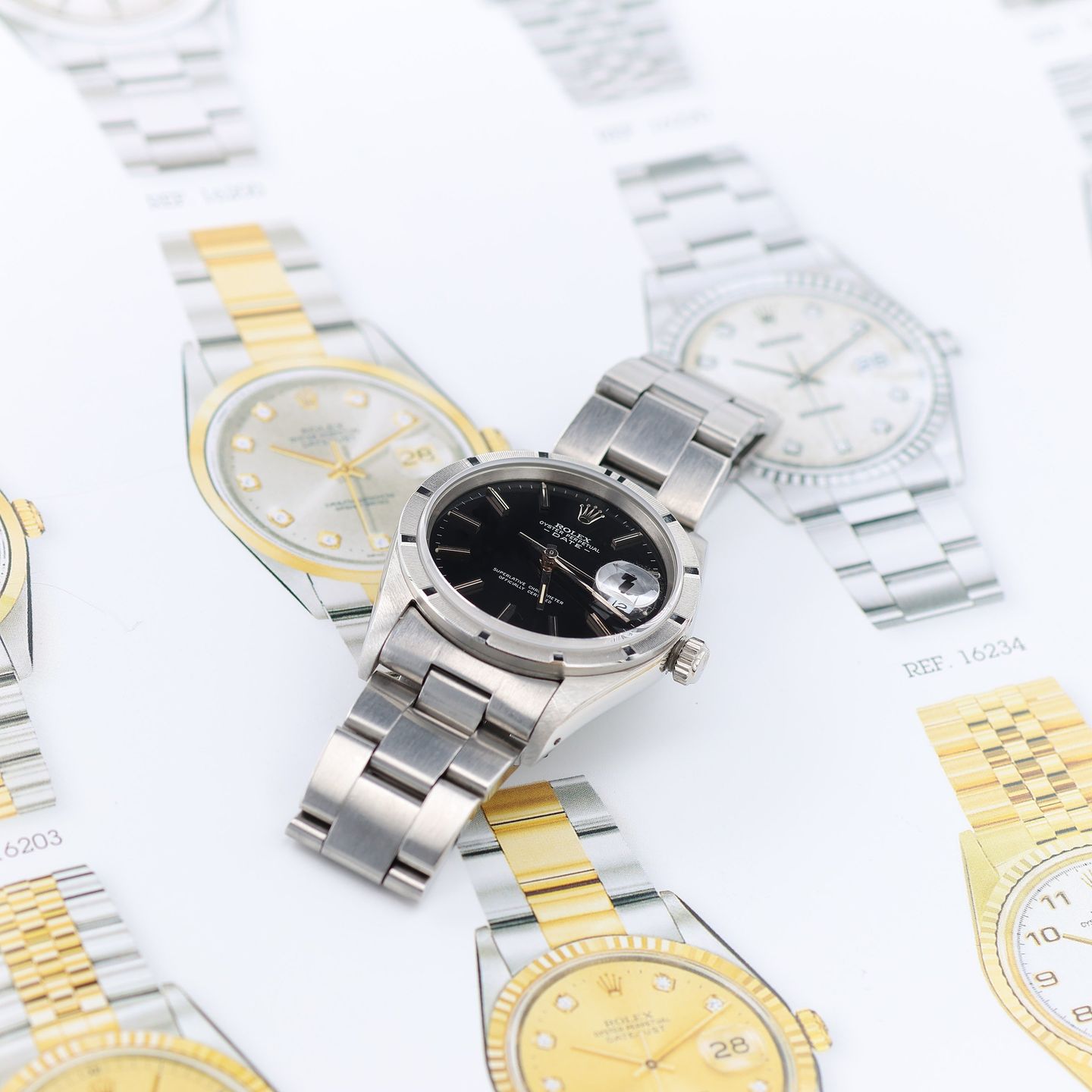 Rolex Oyster Perpetual Date 15210 (1995) - 34 mm Steel case (7/8)