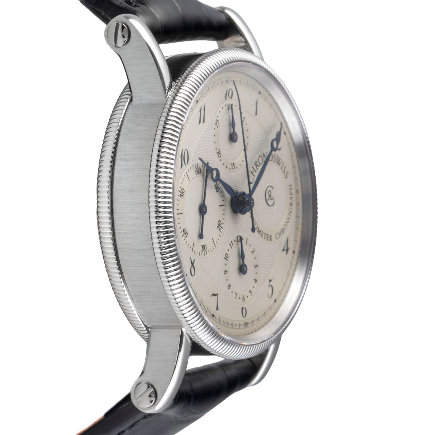 Chronoswiss Kairos CH-7523 (Unknown (random serial)) - Black dial 39 mm Steel case (7/8)