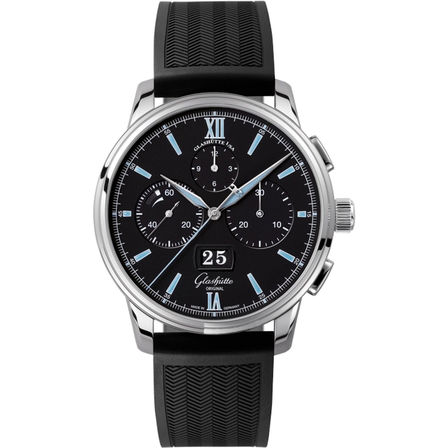 Glashütte Original Senator Chronograph Panorama Date 1-37-01-03-02-33 (2026) - Black dial 42 mm Steel case (1/1)