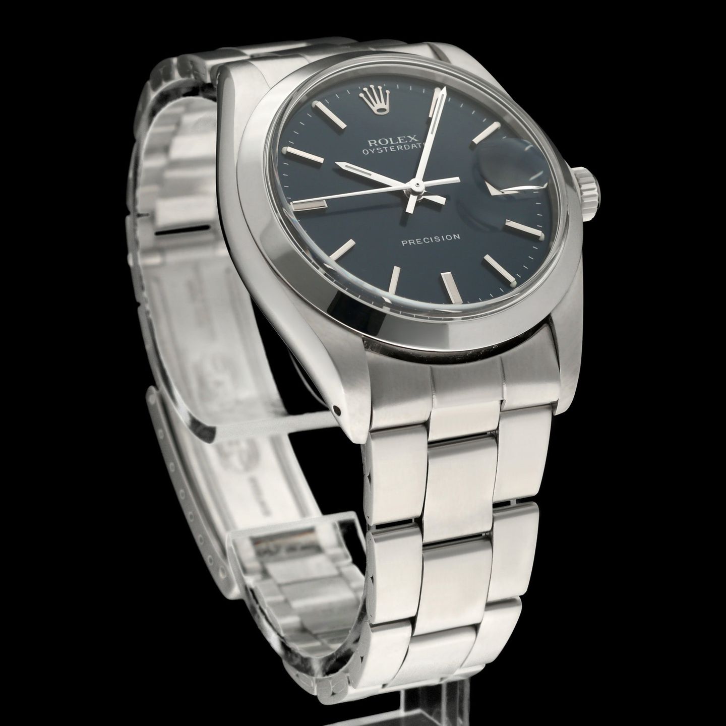 Rolex Oyster Precision 6694 (1984) - Blue dial 34 mm Steel case (5/7)
