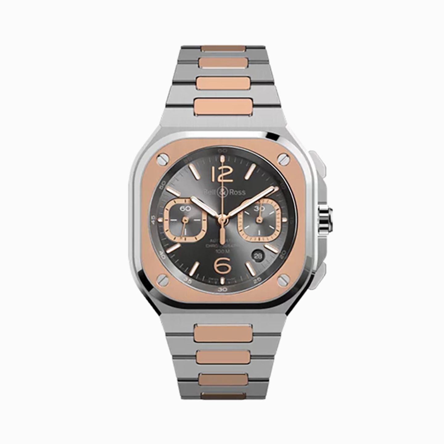 Bell & Ross BR 05 BR05C-RTH-STPG/SSG (2025) - Onbekend wijzerplaat 43mm Roségoud (1/1)