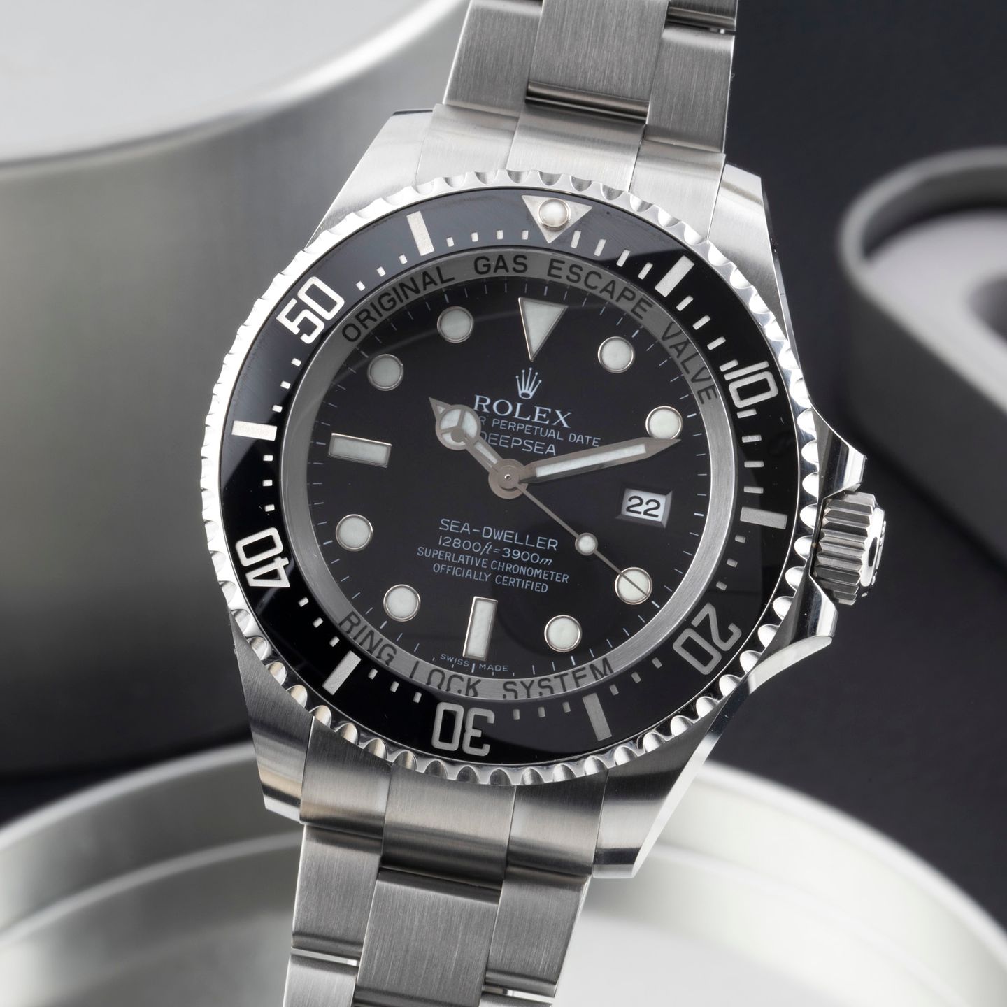 Rolex Sea-Dweller Deepsea 116660 (Onbekend (willekeurig serienummer)) - 44mm Staal (3/8)