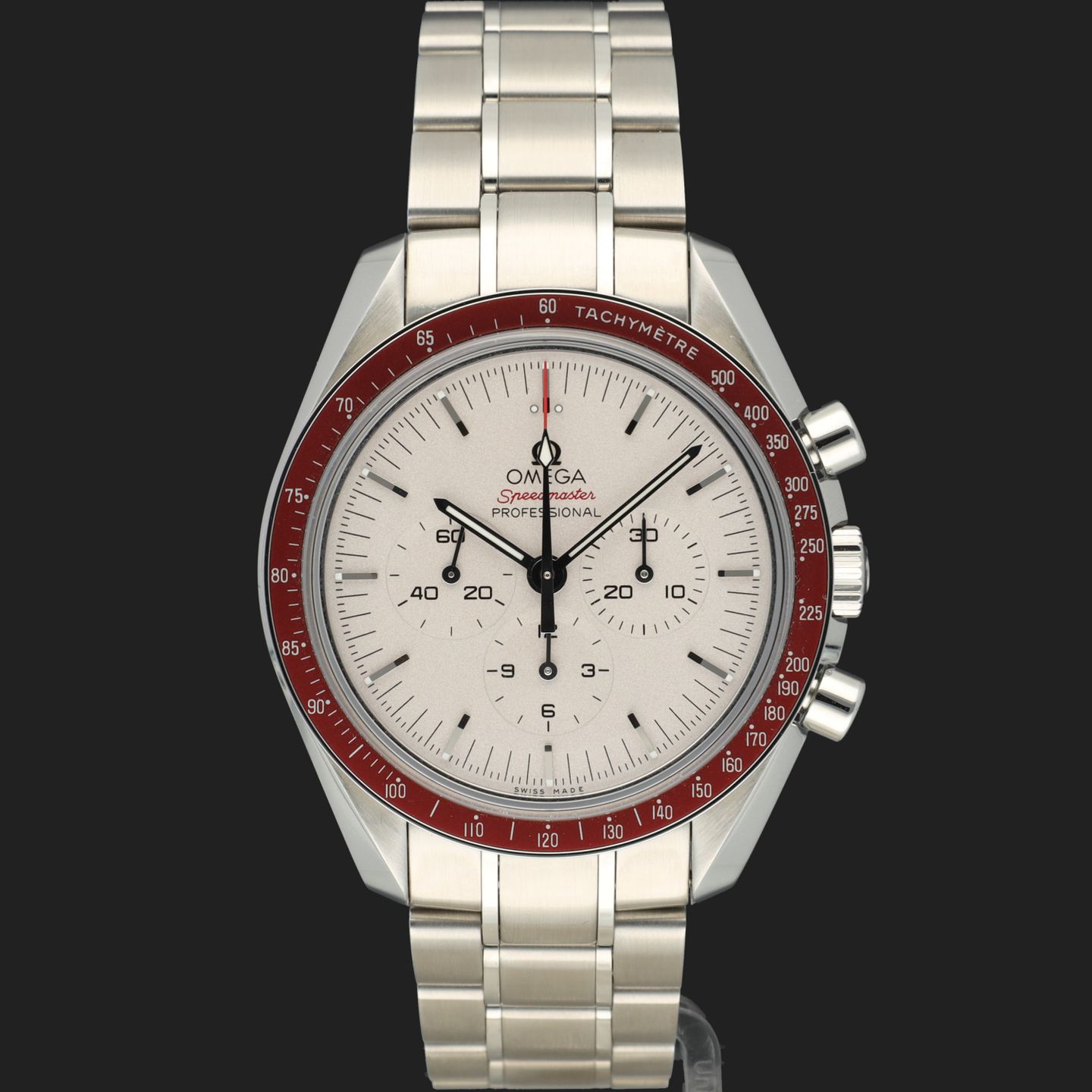 Omega Speedmaster Professional Moonwatch 522.30.42.30.06.001 (2021) - White dial 42 mm Steel case (3/8)