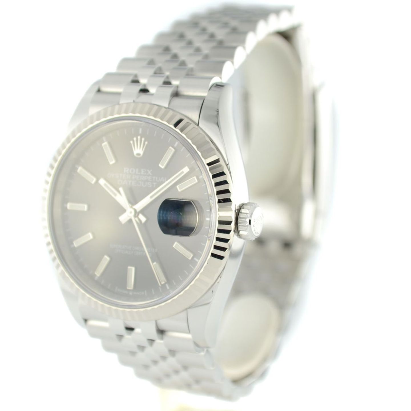 Rolex Datejust 36 126234 (2020) - Zwart wijzerplaat 36mm Staal (2/7)