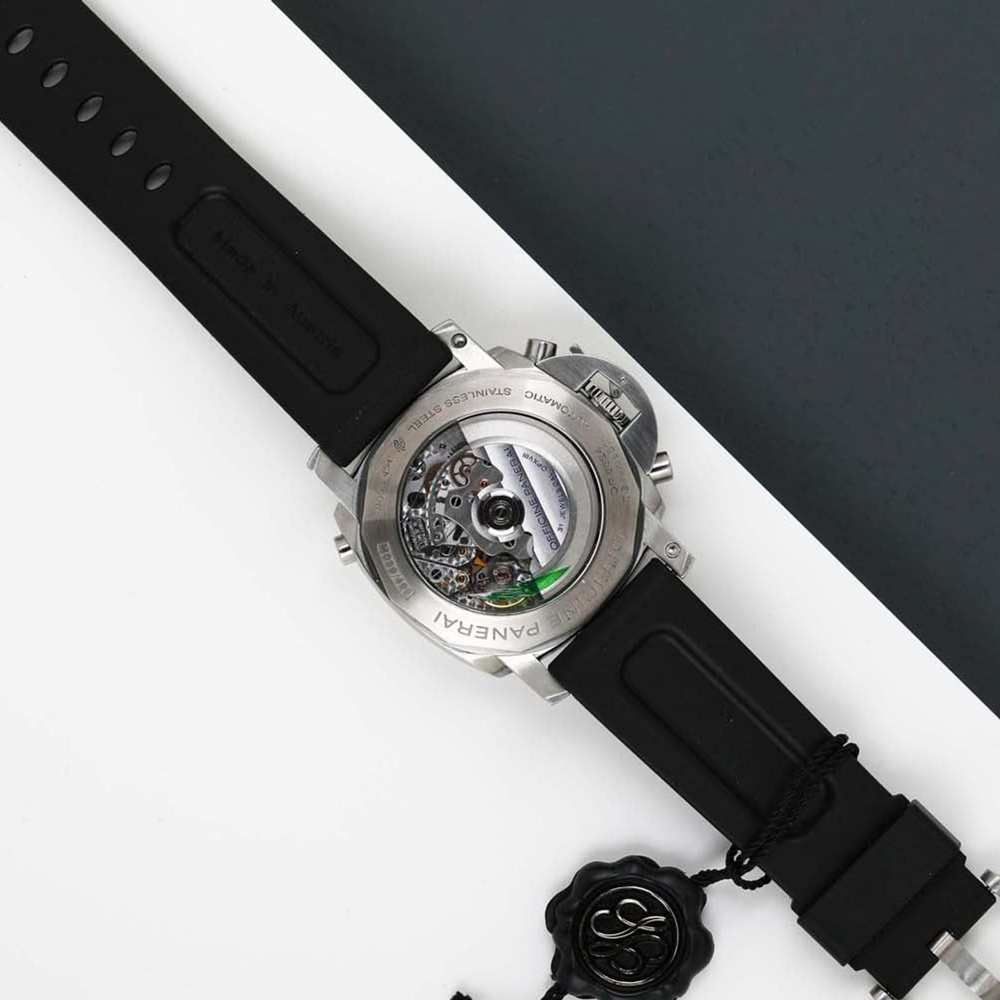 Panerai Special Editions PAM00362 (Onbekend (willekeurig serienummer)) - Zwart wijzerplaat 44mm Staal (6/8)