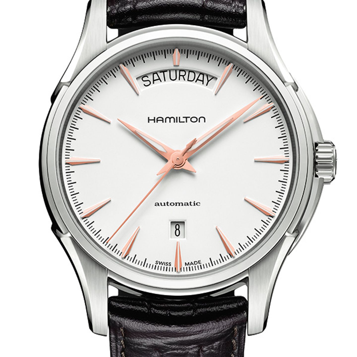 Hamilton Jazzmaster Day Date Auto H32505511 (2024) - White dial 40 mm Steel case (1/6)