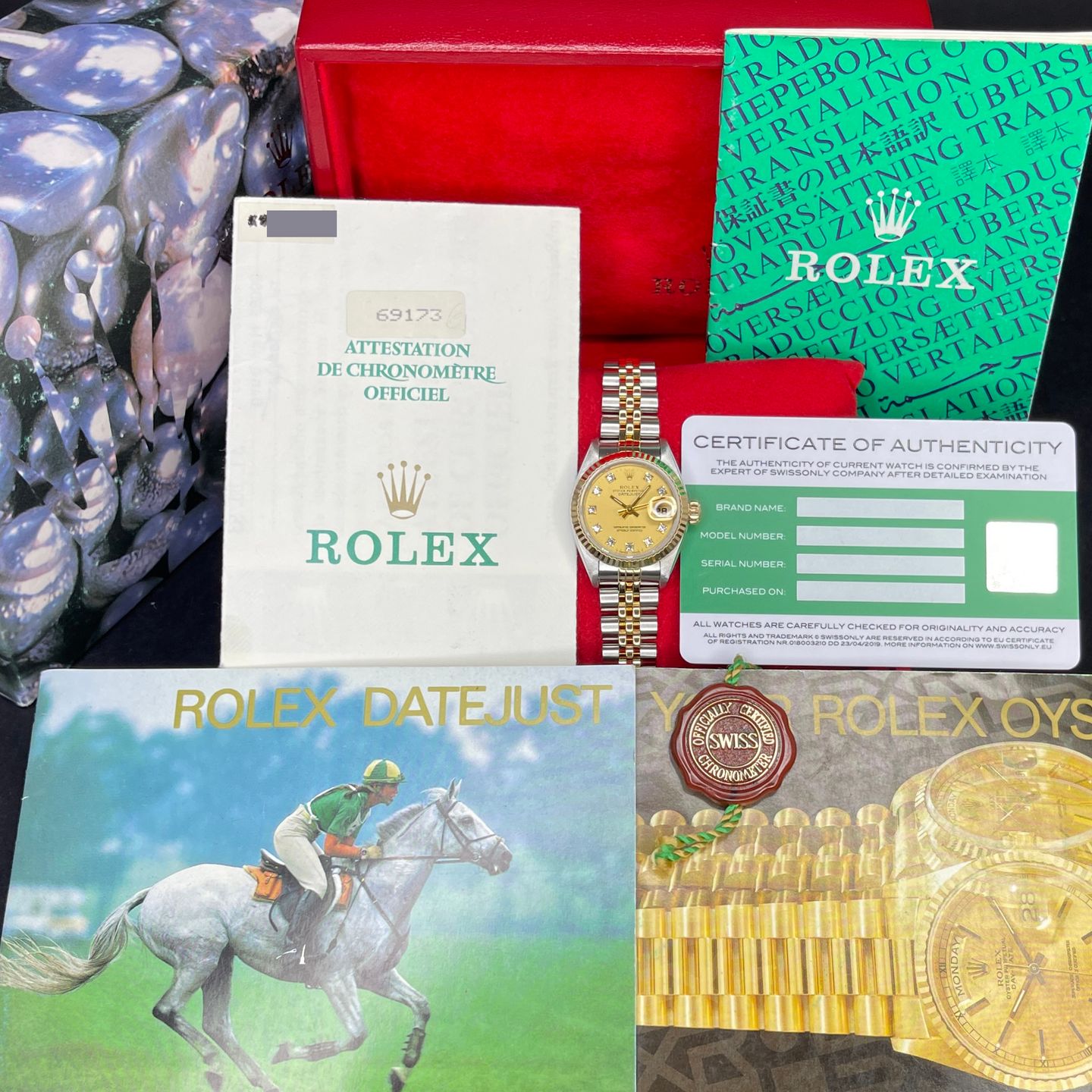 Rolex Lady-Datejust 69173 (1991) - 26 mm Gold/Steel case (2/8)
