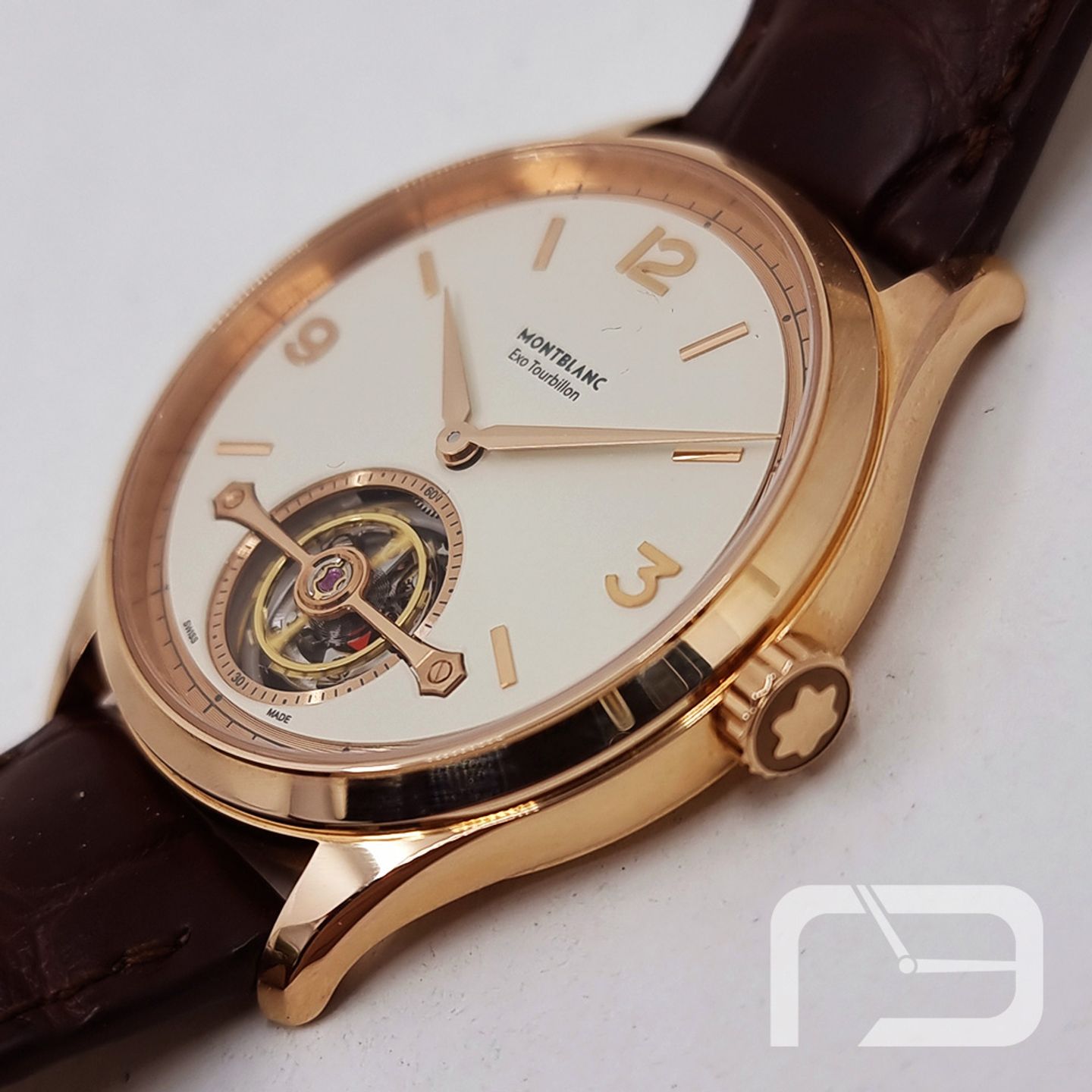 Montblanc Heritage 118470 (2024) - Zilver wijzerplaat 41mm Roségoud (3/8)