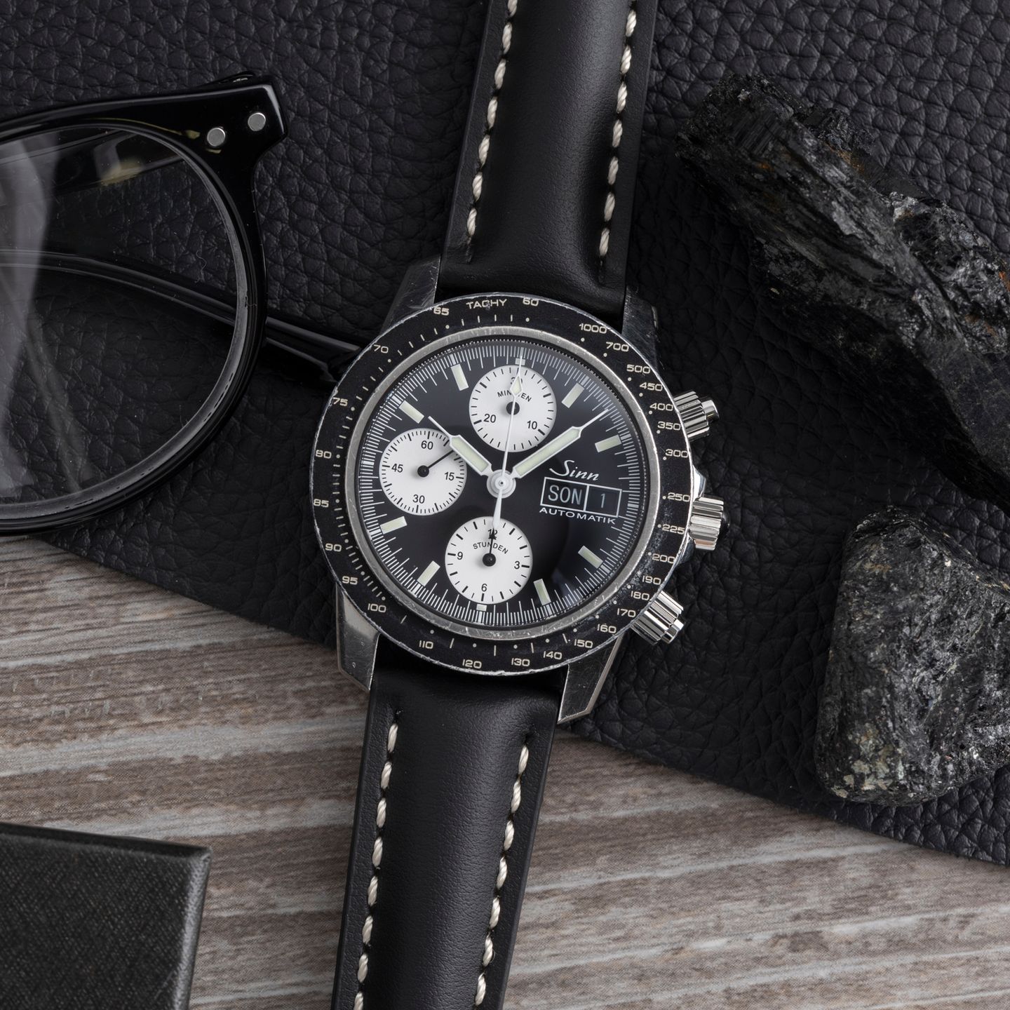 Sinn 103 103 ST (1995) - Black dial 42 mm Steel case (1/8)