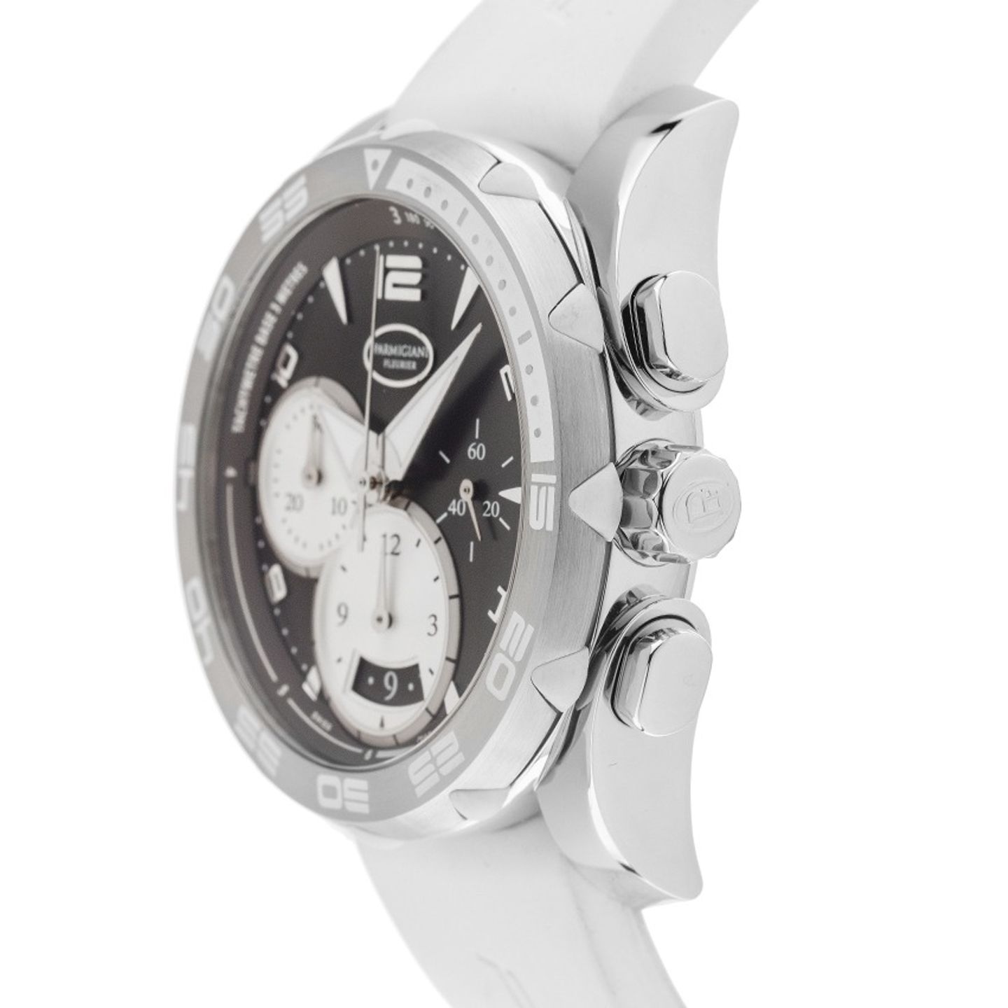 Parmigiani Fleurier Pershing PFC528-0010300 (2012) - Black dial 43 mm Steel case (4/8)