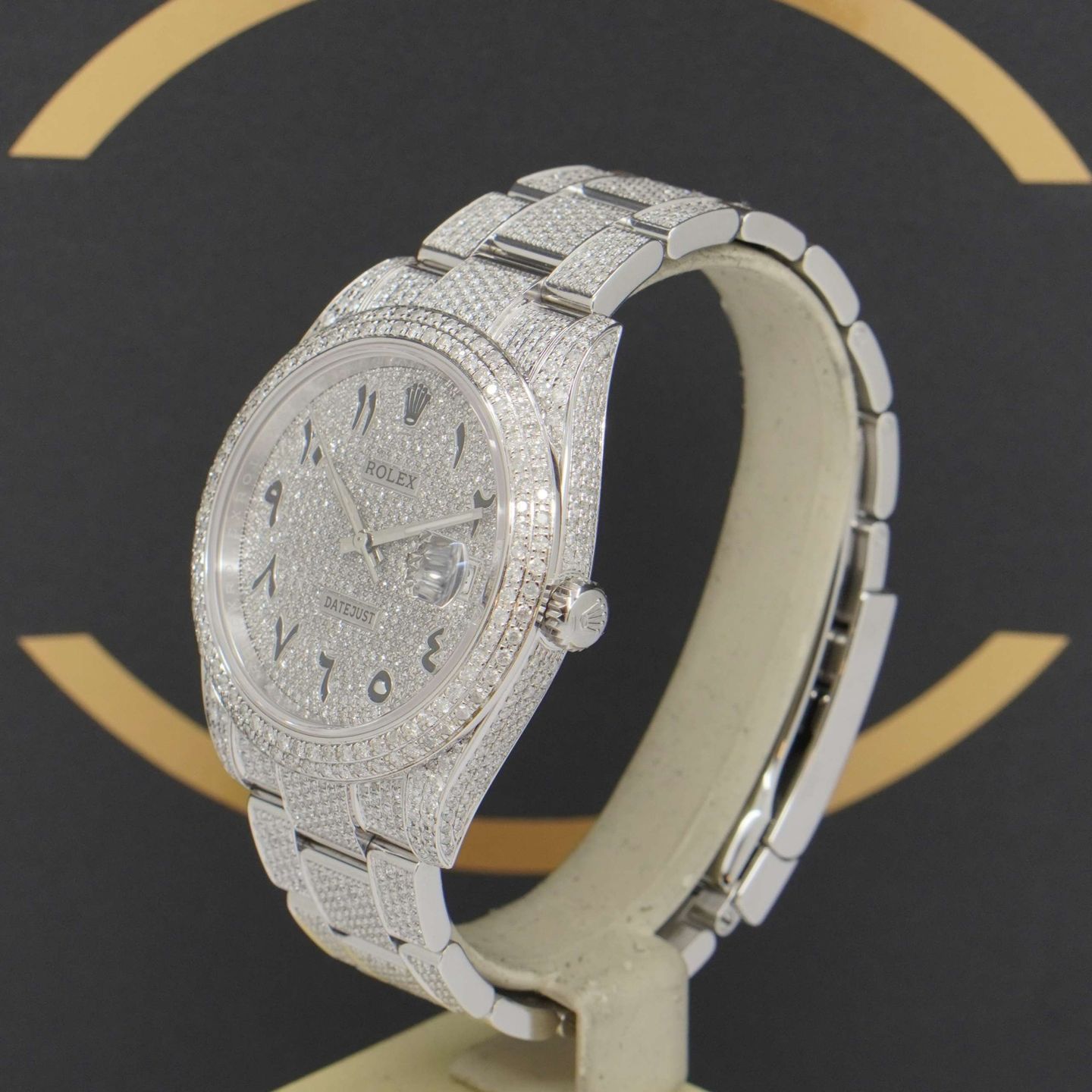 Rolex Datejust 41 126300 (2023) - Diamant wijzerplaat 41mm Staal (2/7)