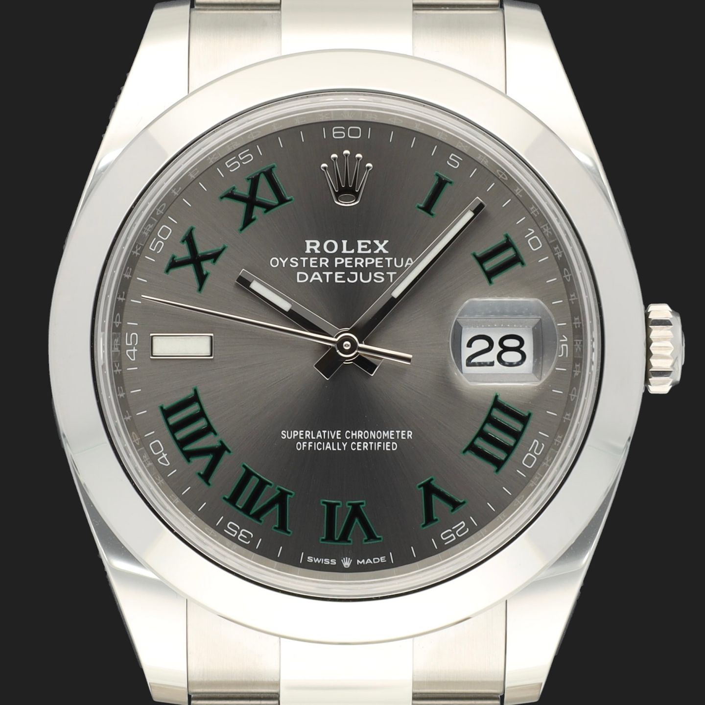Rolex Datejust 41 126300 (2025) - Grijs wijzerplaat 41mm Staal (2/8)