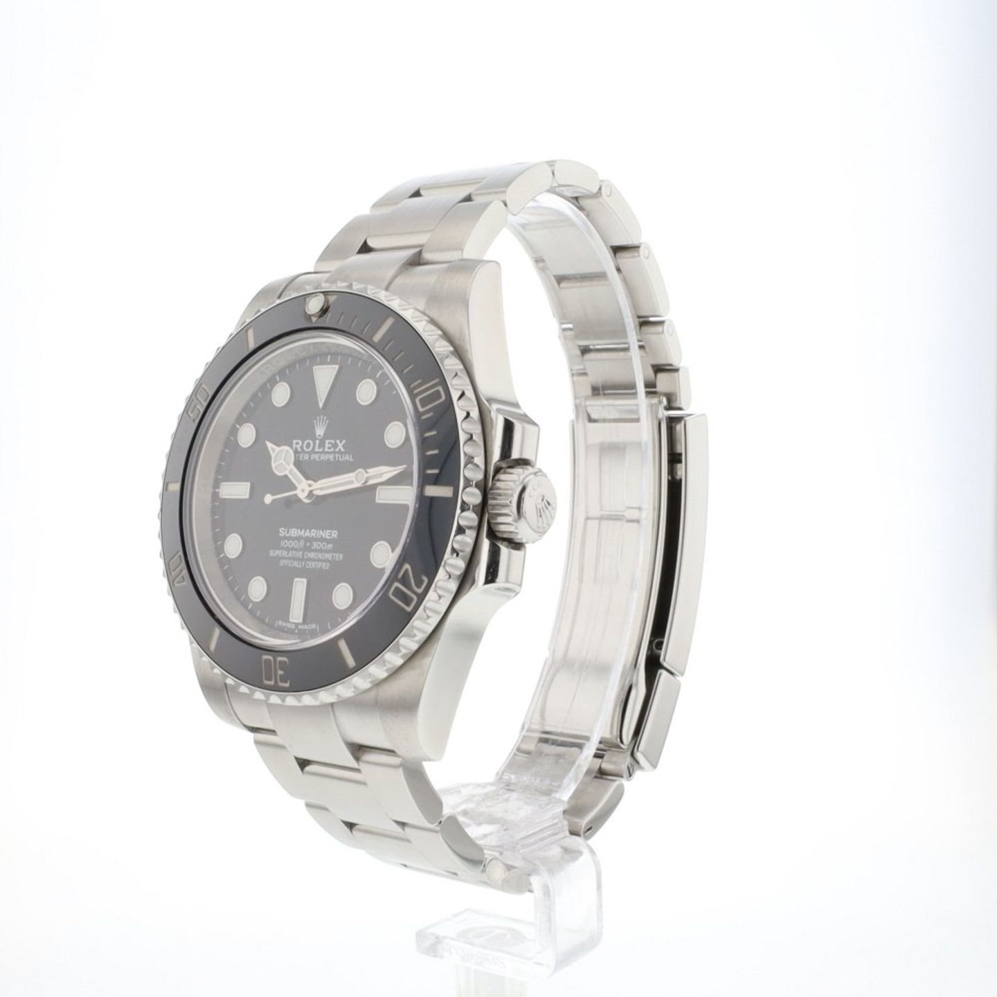 Rolex Submariner No Date 114060 (2018) - Black dial 40 mm Steel case (2/6)