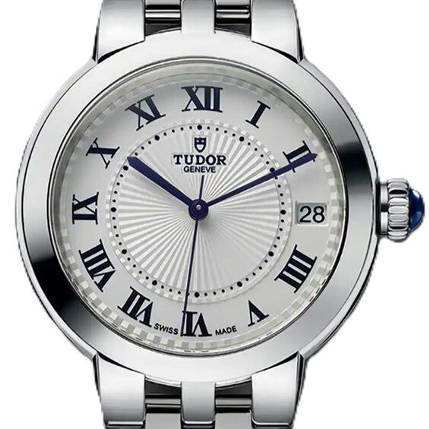 Tudor Clair de Rose 35800 (2026) - Zilver wijzerplaat 34mm Staal (1/1)