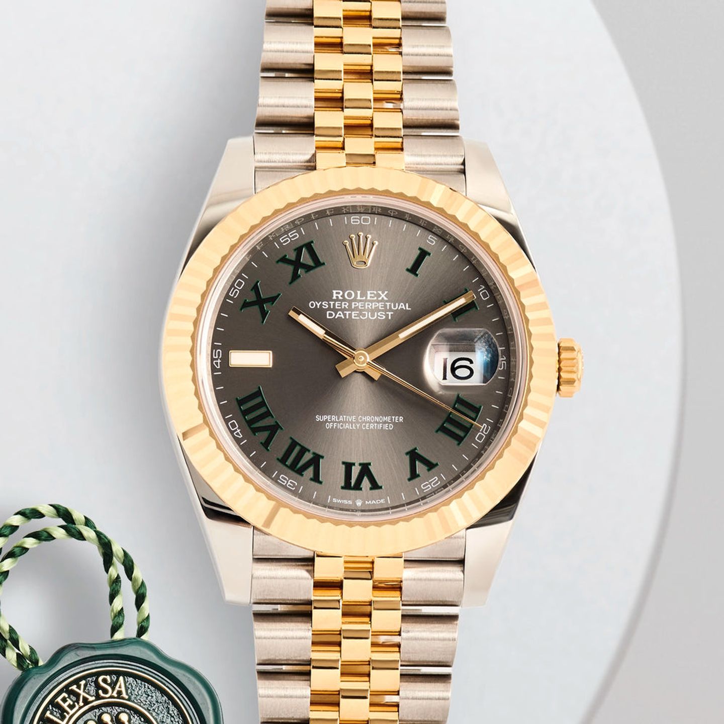 Rolex Datejust 41 126333 (2026) - Grijs wijzerplaat 41mm Goud/Staal (1/5)