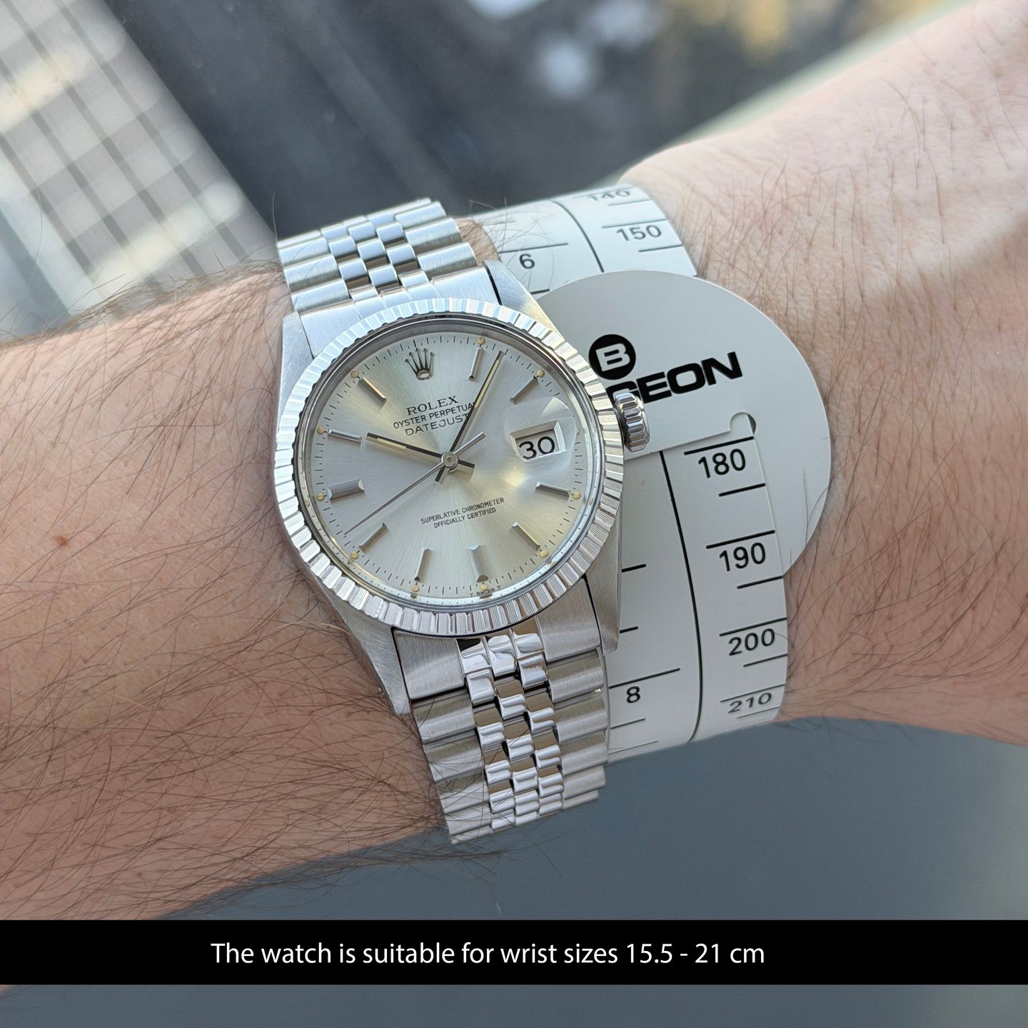 Rolex Datejust 36 16030 (1982) - Zilver wijzerplaat 36mm Staal (2/8)