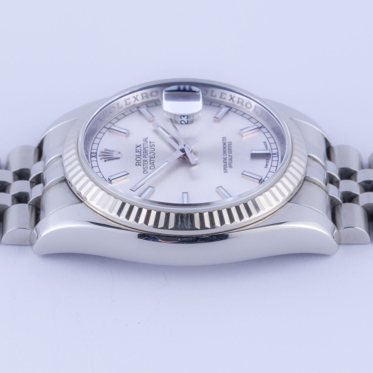 Rolex Datejust 36 116234 (2003) - Silver dial 36 mm Steel case (5/8)