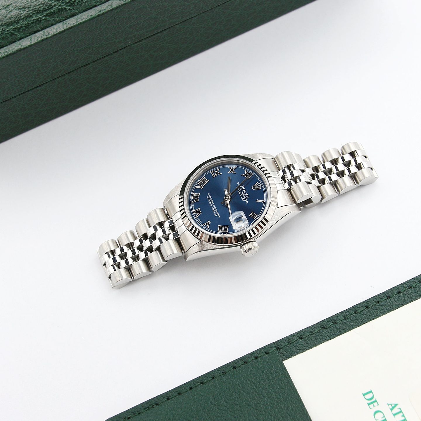 Rolex Datejust 31 68274 (Onbekend (willekeurig serienummer)) - Blauw wijzerplaat 31mm Staal (4/8)