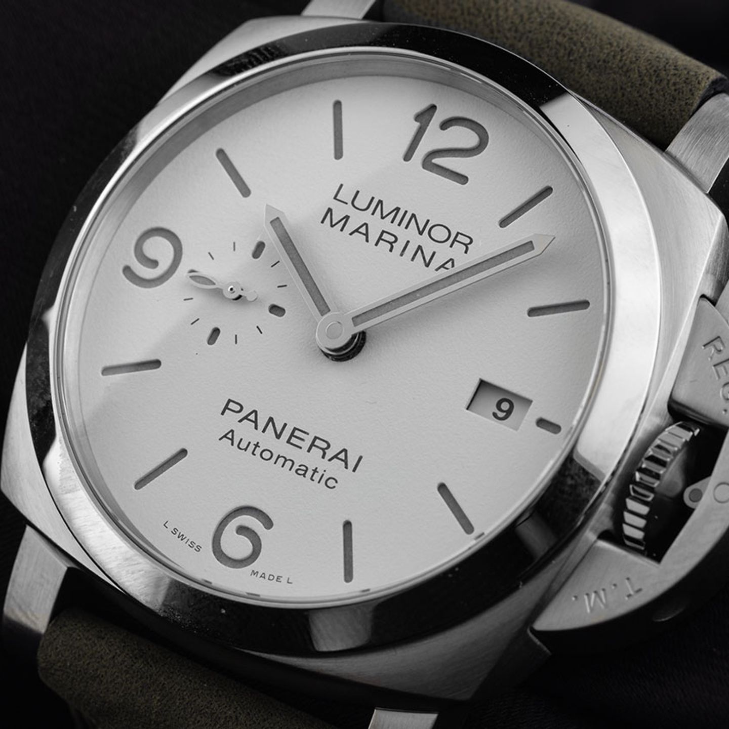 Panerai Luminor Marina PAM01314 (2025) - Wit wijzerplaat 44mm Staal (3/7)