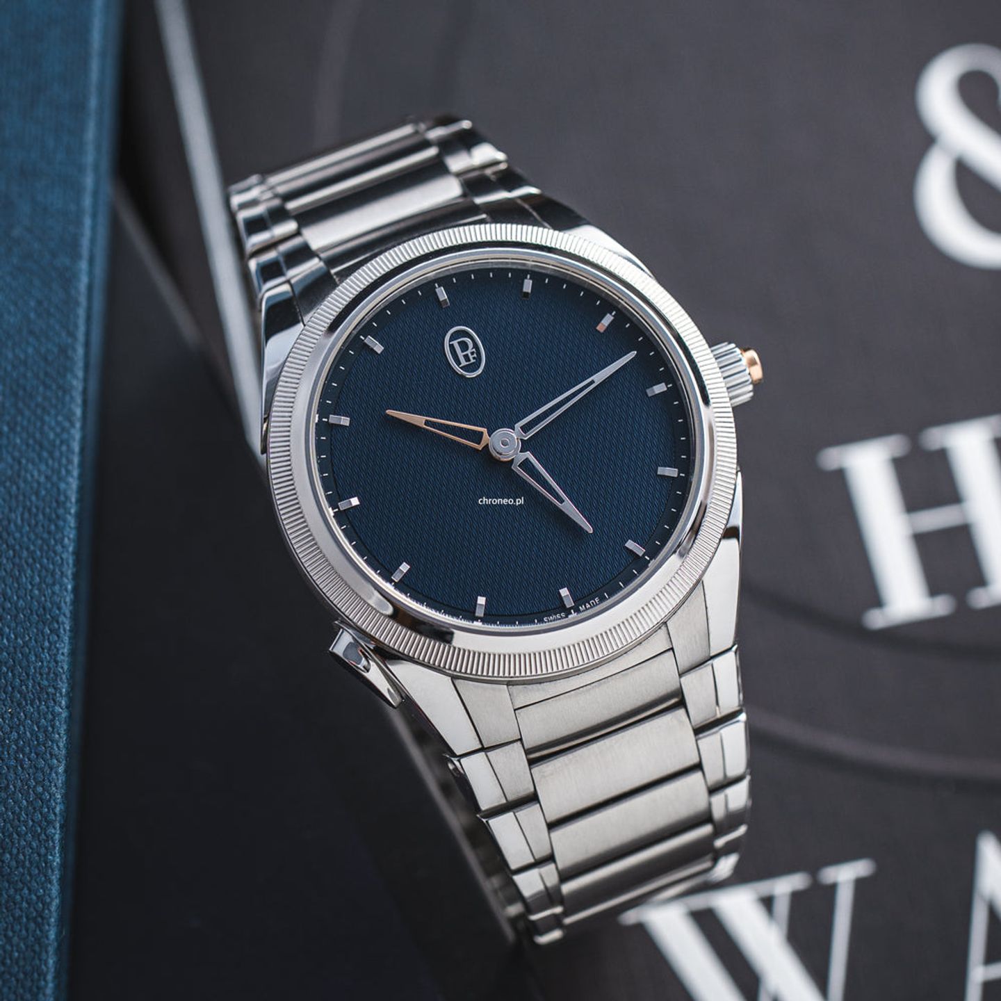 Parmigiani Fleurier Tonda PFC905-1020001-100182 (2022) - Blue dial 41 mm Steel case (1/8)