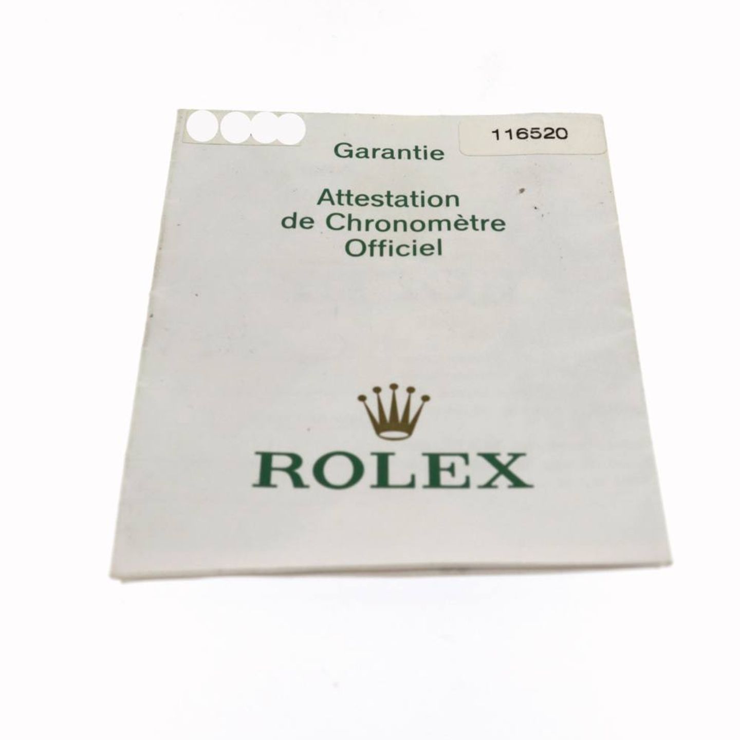 Rolex Daytona 116520 (2006) - White dial 40 mm Steel case (5/6)