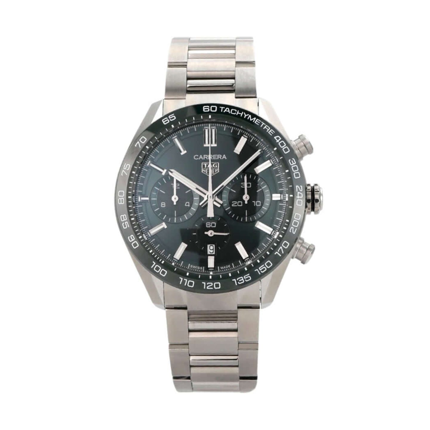 TAG Heuer Carrera CBN2A1N.BA0643 (2025) - Green dial 44 mm Steel case (2/8)