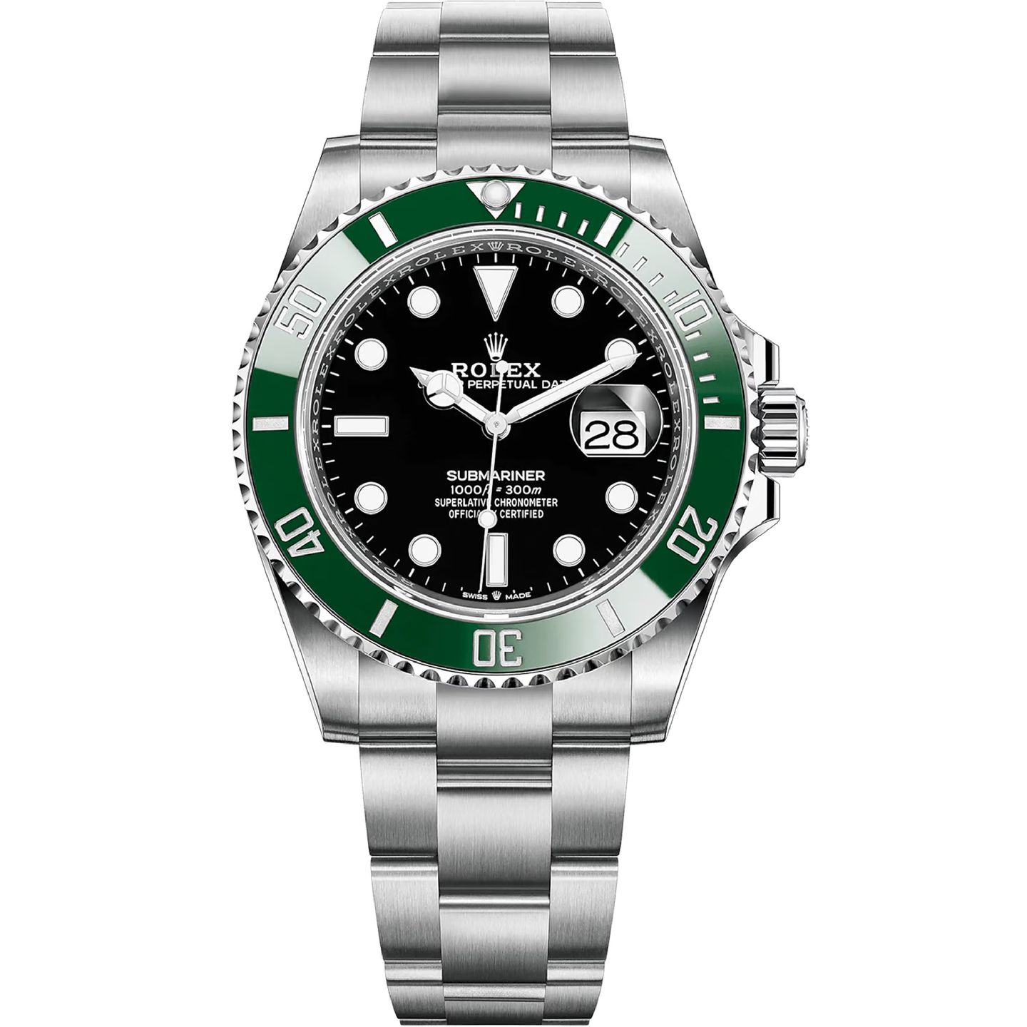 Rolex Submariner Date 126610LV (Onbekend (willekeurig serienummer)) - Zwart wijzerplaat 41mm Staal (1/8)