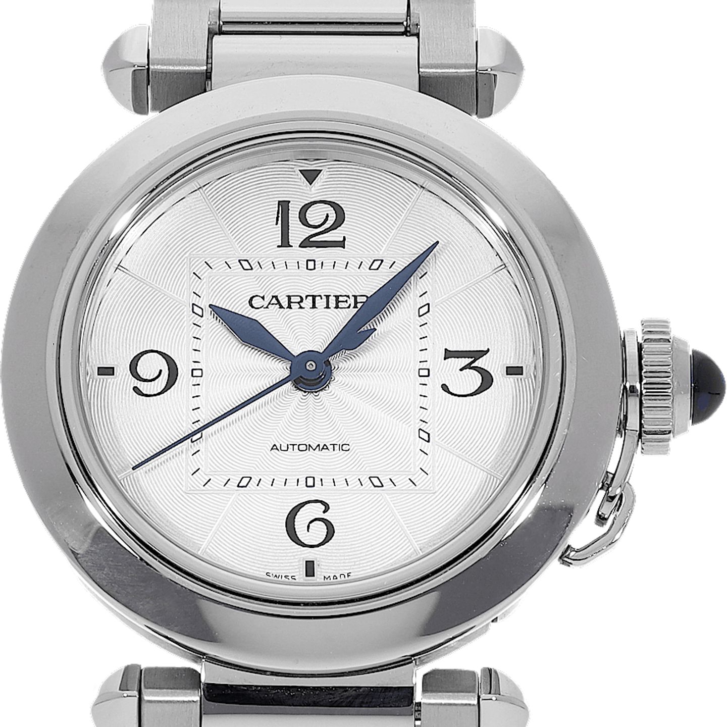 Cartier Pasha WSPA0013 (2021) - Silver dial 35 mm Steel case (1/5)